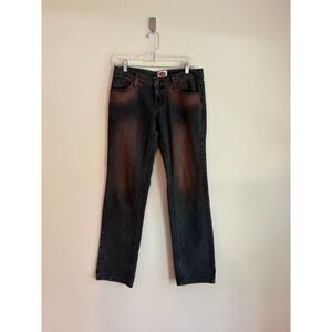 NWOT Why Not Us Jeans - Black Denim - Bleach Wash